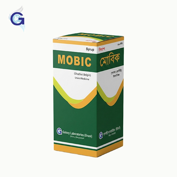 Mobic Syrup by Galaxy Laboratories Unani for IBS, Dysentery, and Stomach Pain relief.