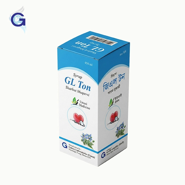 GL Ton Syrup by Galaxy Laboratories Unani for heart protection and brain health.